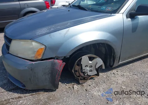 2008 Dodge Avenger Se из США, поврежденный, VIN 1B3LC46K68N184705